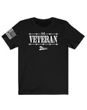 White Design "U.S. Veteran" Jersey Short Sleeve