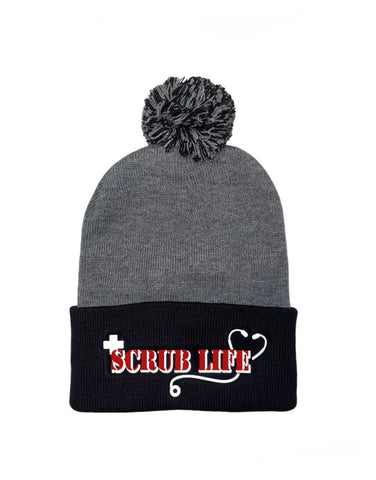 Healthcare Reflective Pom-Pom Beanie