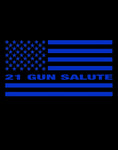 21 Gun Salute "U.S. Flag" Vinyl Decal