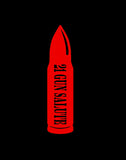 21 Gun Salute "Bullet" Vinyl Decal