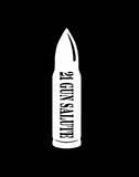 21 Gun Salute "Bullet" Vinyl Decal