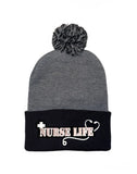 Healthcare Reflective Pom-Pom Beanie