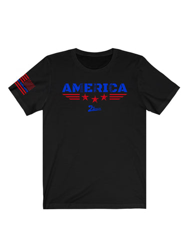 "AMERICA" Jersey Short Sleeve