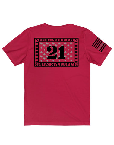 "Never Forgotten" Jersey Short Sleeve Tee